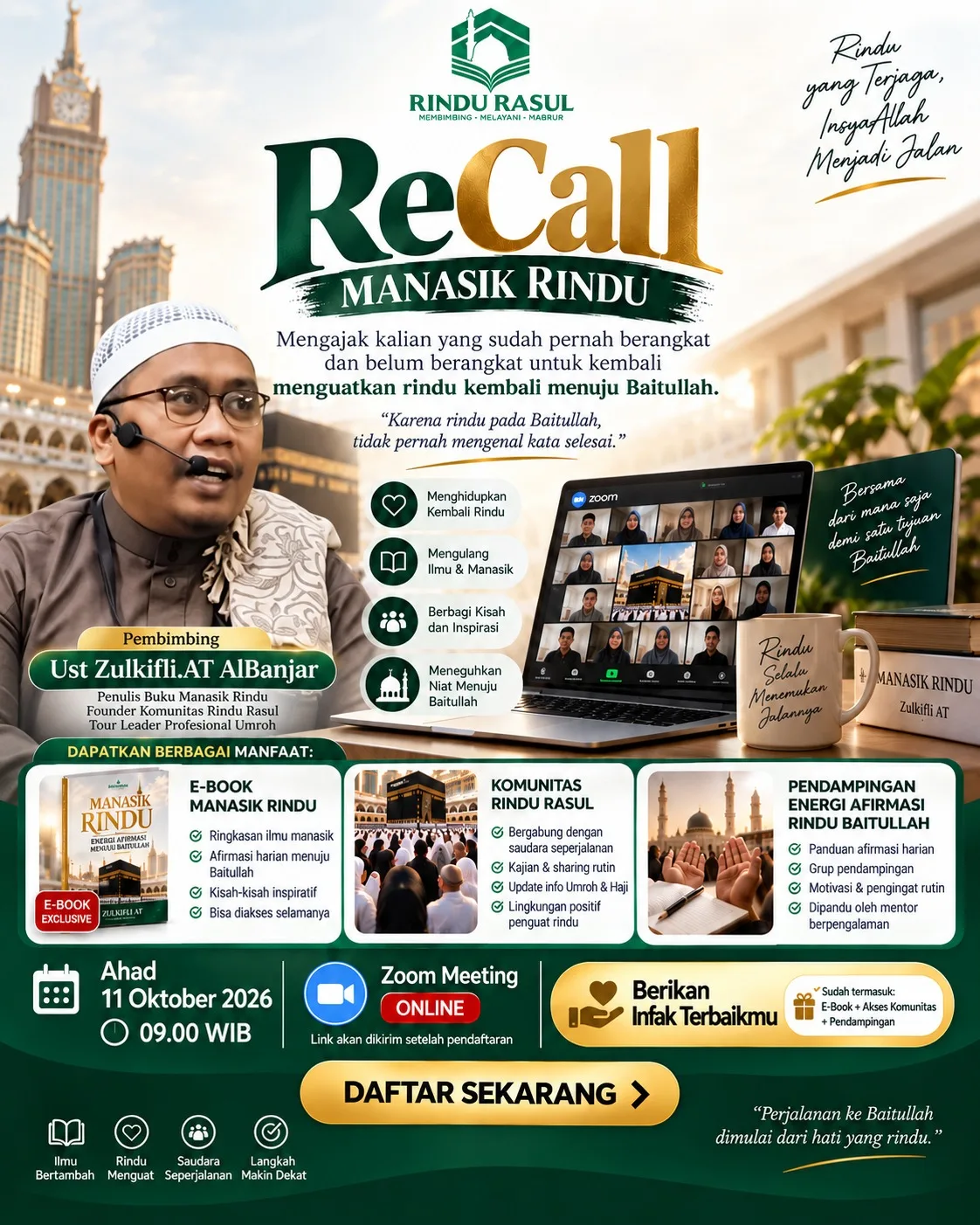 ReCall - Manasik Rindu: Menguatkan Rindu, Kembali Menuju Baitullah